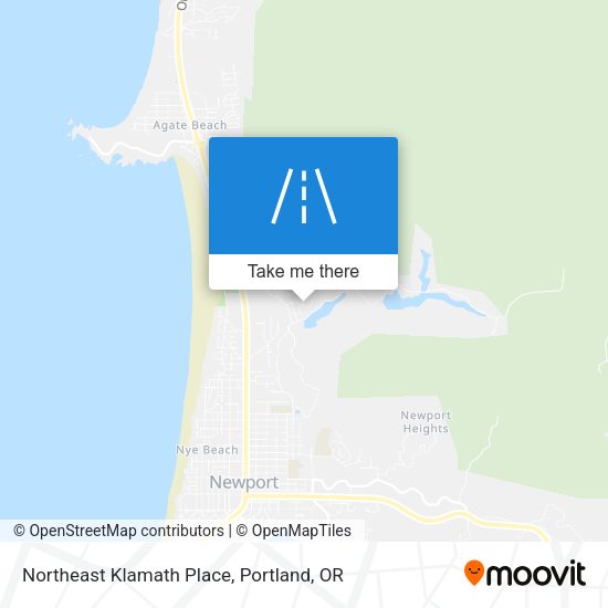 Northeast Klamath Place map