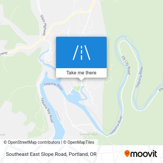 Southeast East Slope Road map