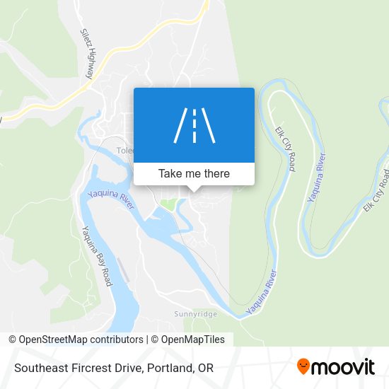 Southeast Fircrest Drive map