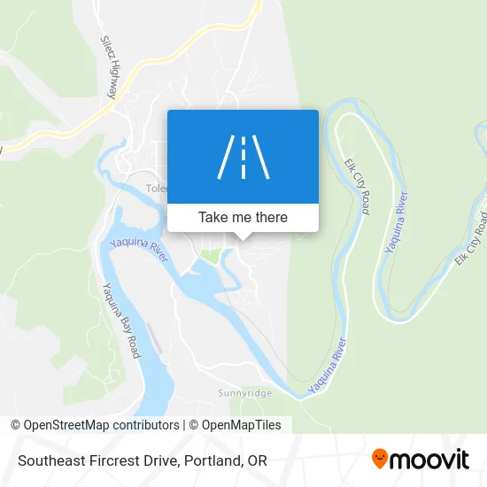 Southeast Fircrest Drive map