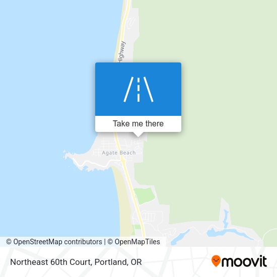 Northeast 60th Court map