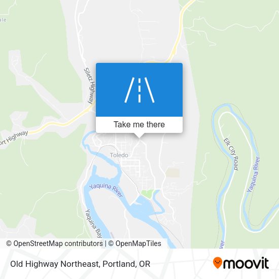 Old Highway Northeast map