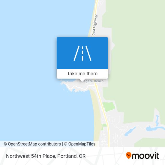 Mapa de Northwest 54th Place