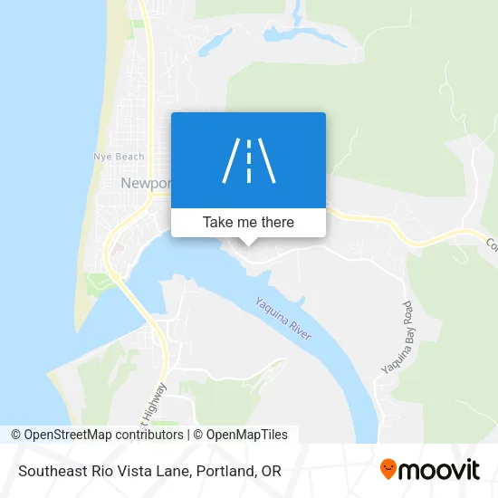 Southeast Rio Vista Lane map