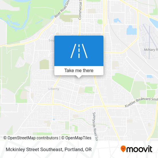 Mckinley Street Southeast map