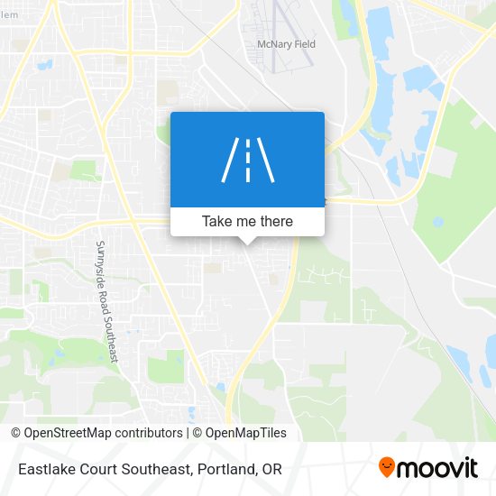 Mapa de Eastlake Court Southeast