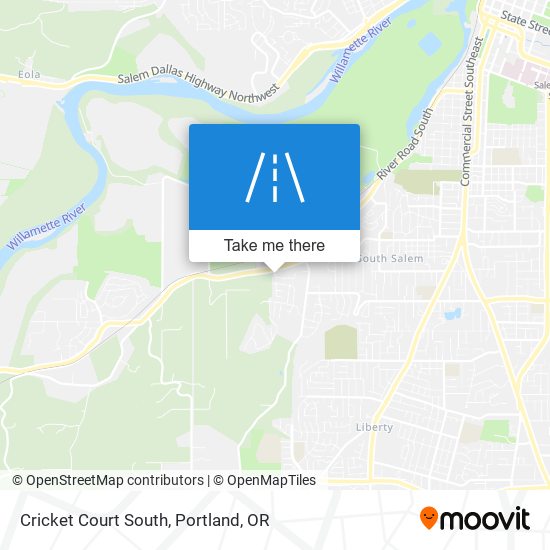 Cricket Court South map