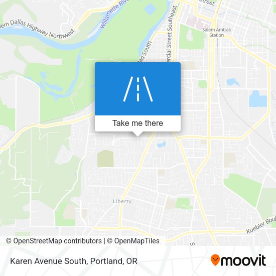 Karen Avenue South map