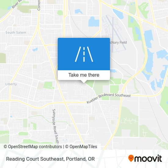 Reading Court Southeast map