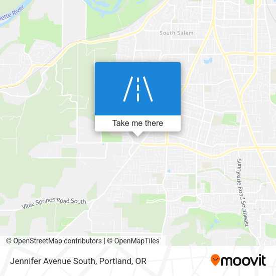 Jennifer Avenue South map