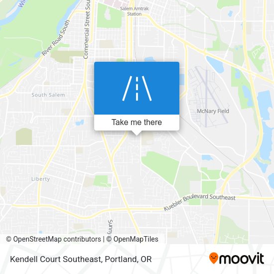 Mapa de Kendell Court Southeast
