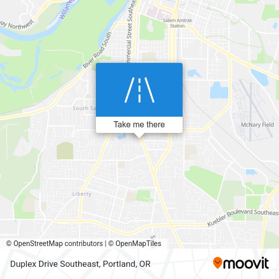 Duplex Drive Southeast map