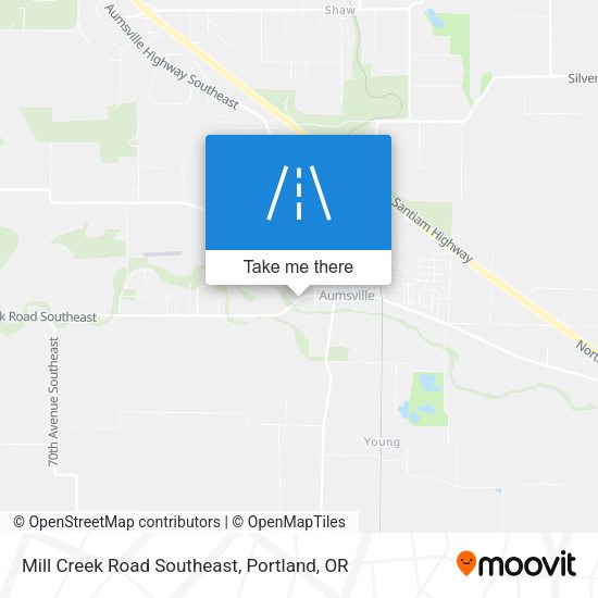 Mapa de Mill Creek Road Southeast