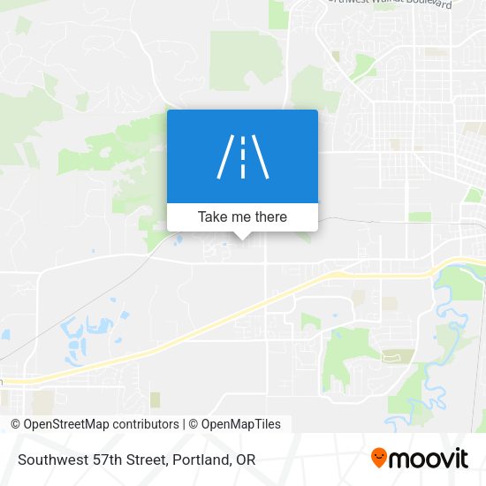 Southwest 57th Street map