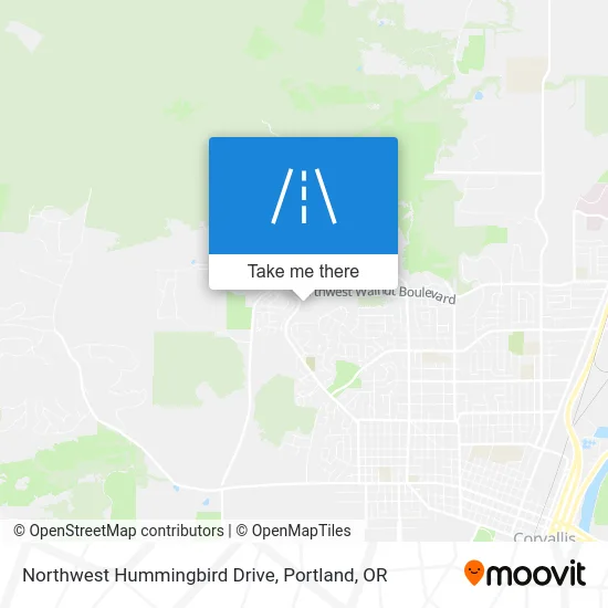 Northwest Hummingbird Drive map
