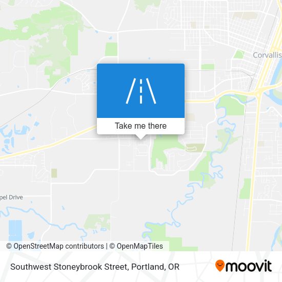 Southwest Stoneybrook Street map