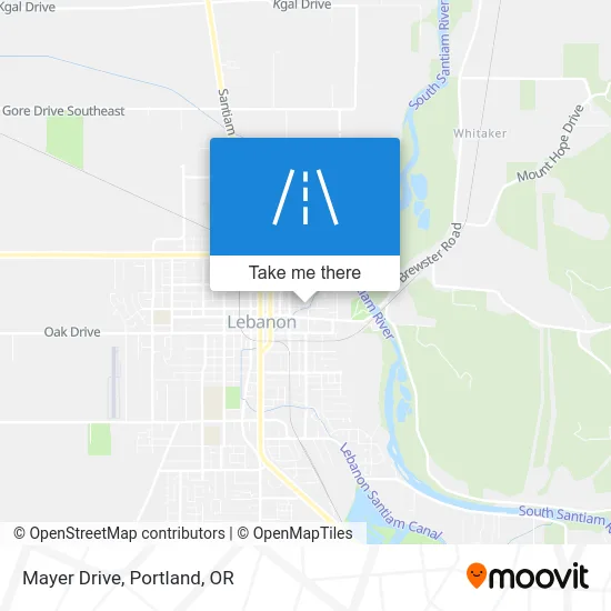 Mayer Drive map
