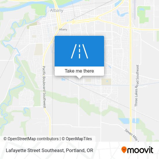 Lafayette Street Southeast map