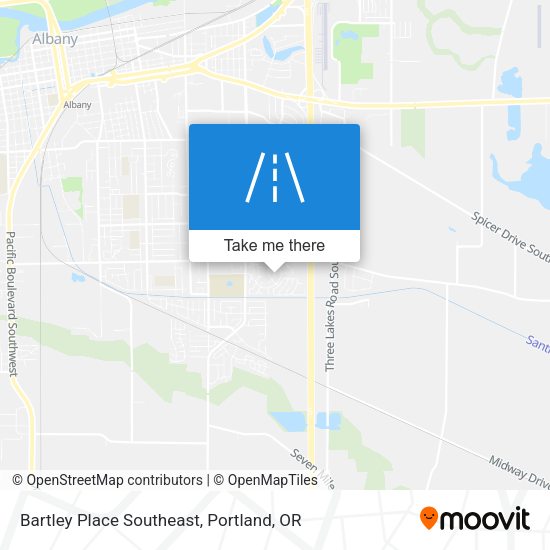 Bartley Place Southeast map
