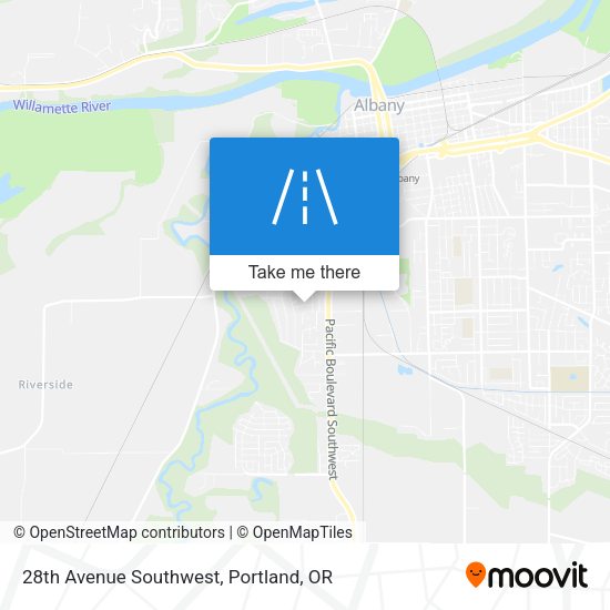 Mapa de 28th Avenue Southwest