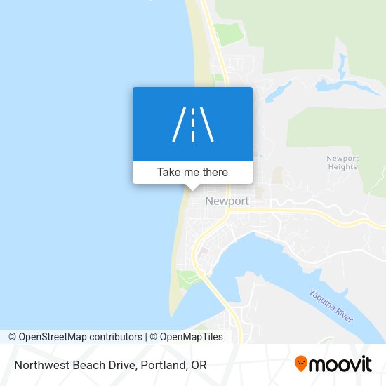 Mapa de Northwest Beach Drive