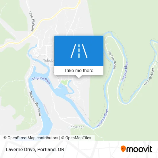 Laverne Drive map