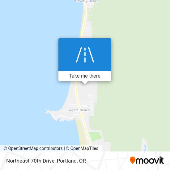 Northeast 70th Drive map