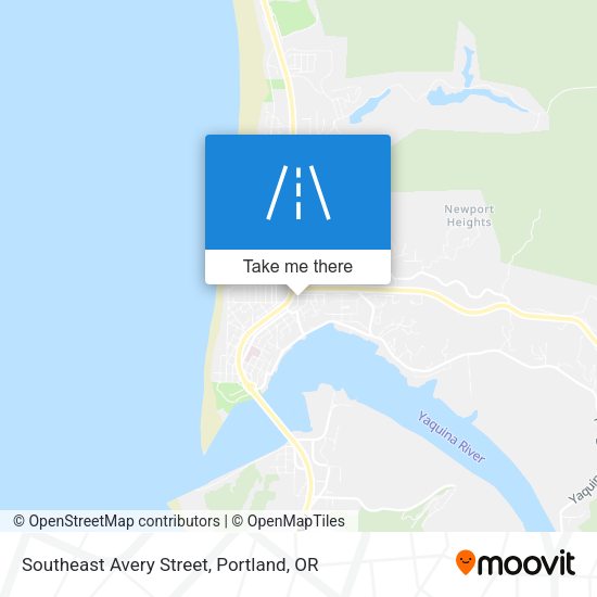 Mapa de Southeast Avery Street