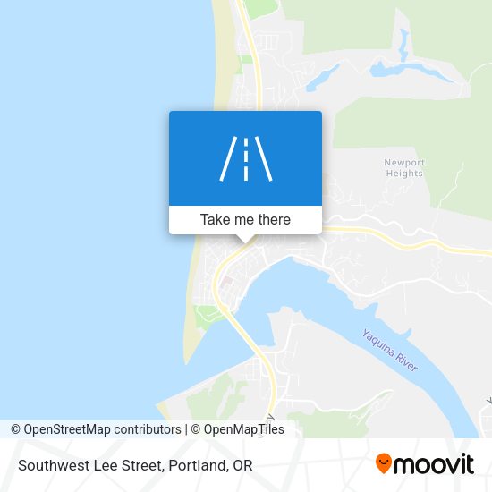 Southwest Lee Street map