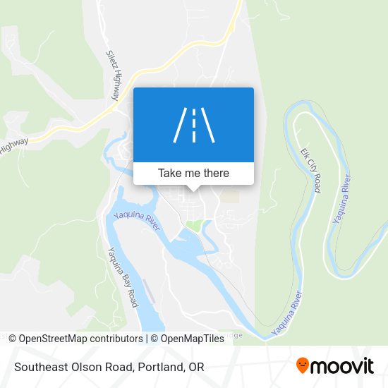 Southeast Olson Road map