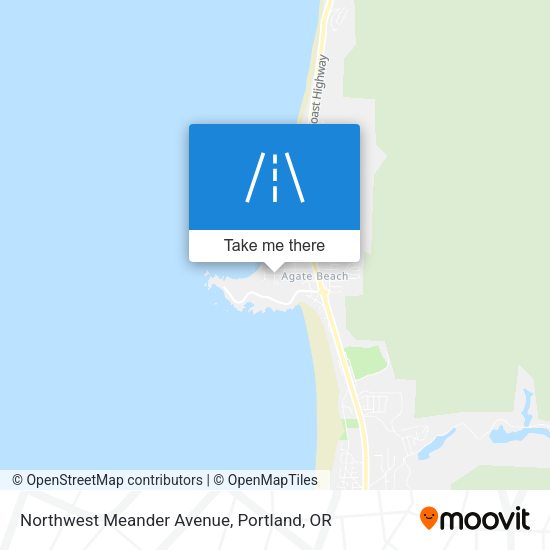 Northwest Meander Avenue map