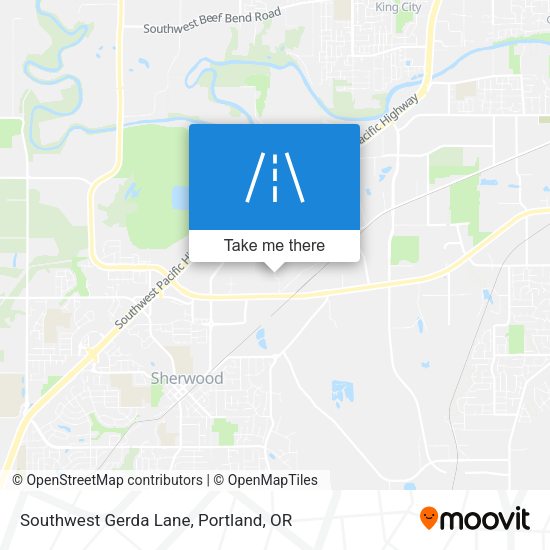 Mapa de Southwest Gerda Lane