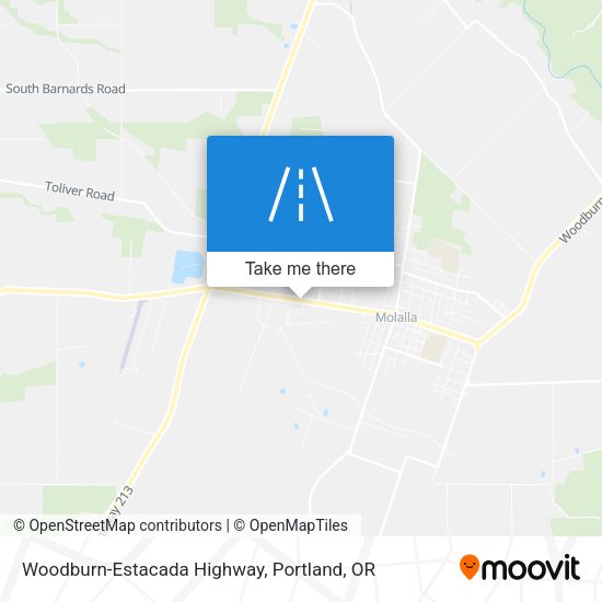 Mapa de Woodburn-Estacada Highway