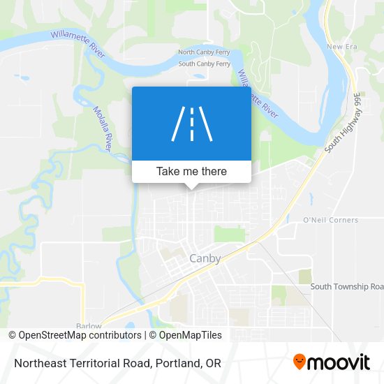 Mapa de Northeast Territorial Road