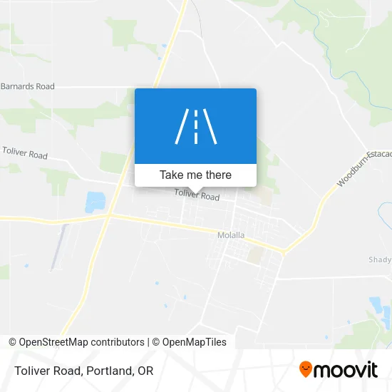 Toliver Road map