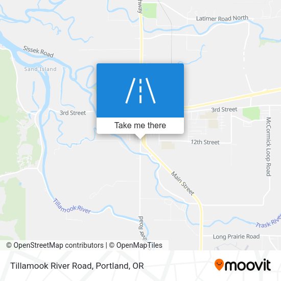 Mapa de Tillamook River Road