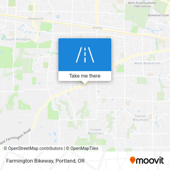 Farmington Bikeway map