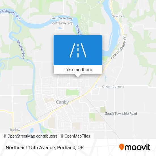 Northeast 15th Avenue map