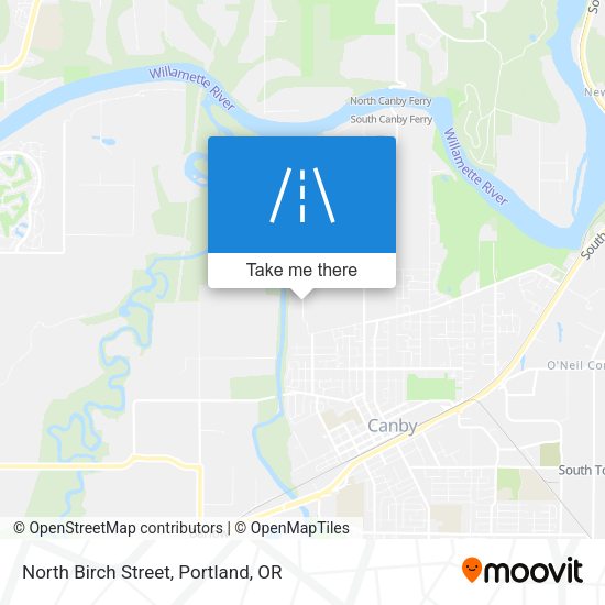 Mapa de North Birch Street