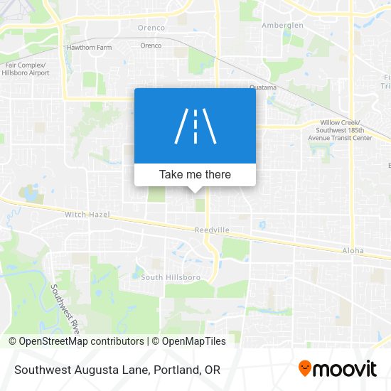 Mapa de Southwest Augusta Lane