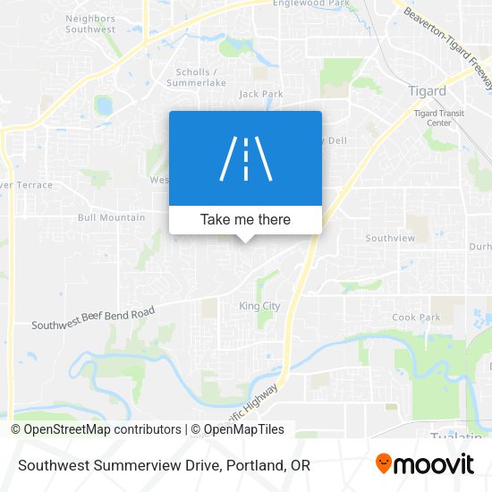 Southwest Summerview Drive map