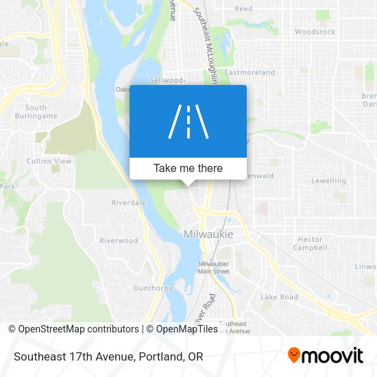 Southeast 17th Avenue map