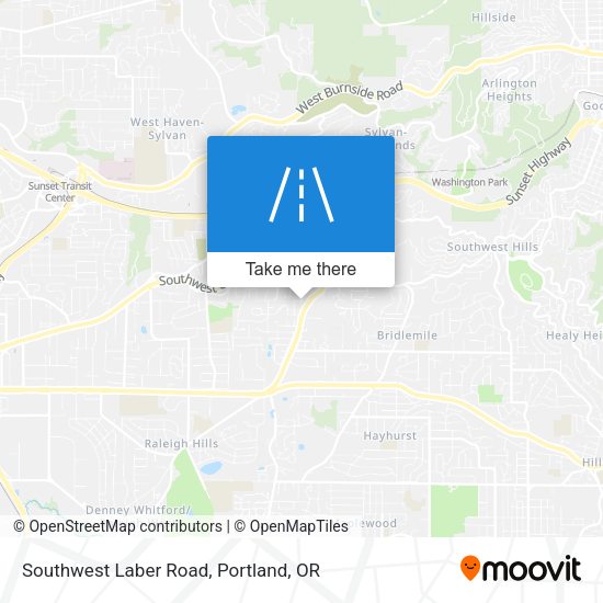 Mapa de Southwest Laber Road