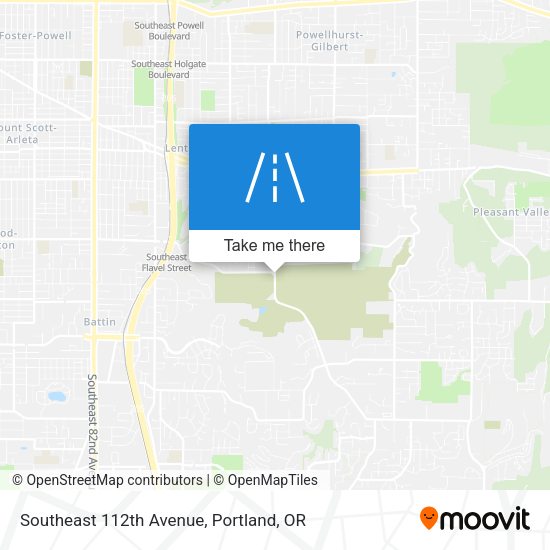 Southeast 112th Avenue map