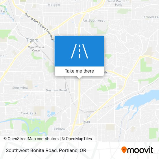 Southwest Bonita Road map