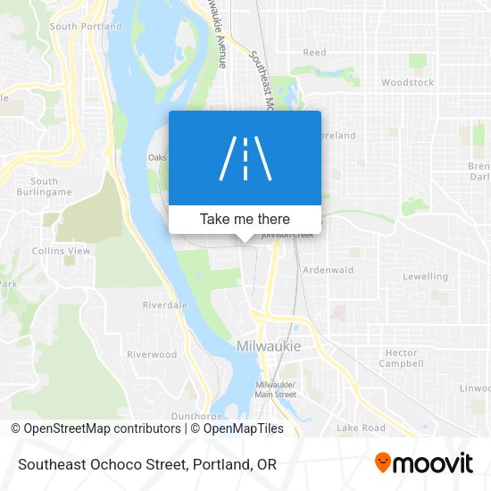 Southeast Ochoco Street map