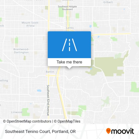 Mapa de Southeast Tenino Court
