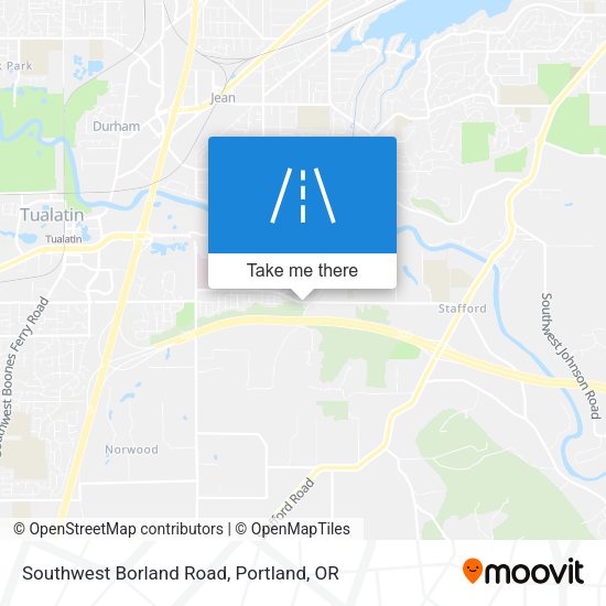 Mapa de Southwest Borland Road