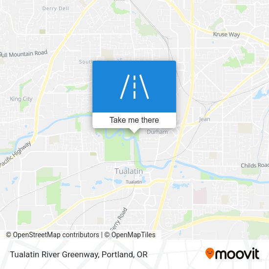 Mapa de Tualatin River Greenway