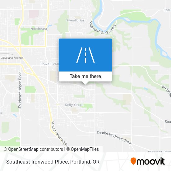 Southeast Ironwood Place map